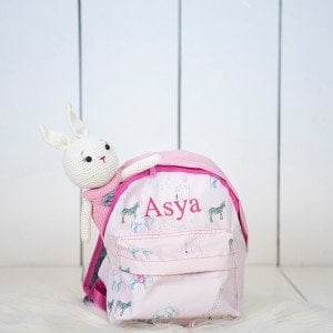 Pembe Safari Kreş Çantası
