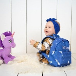 Mavi Unicorn Kreş Çantası