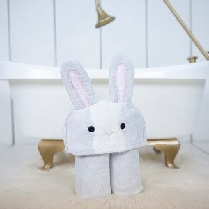 Tavşanlı Kundak Yenidoğan Bebek Havlusu