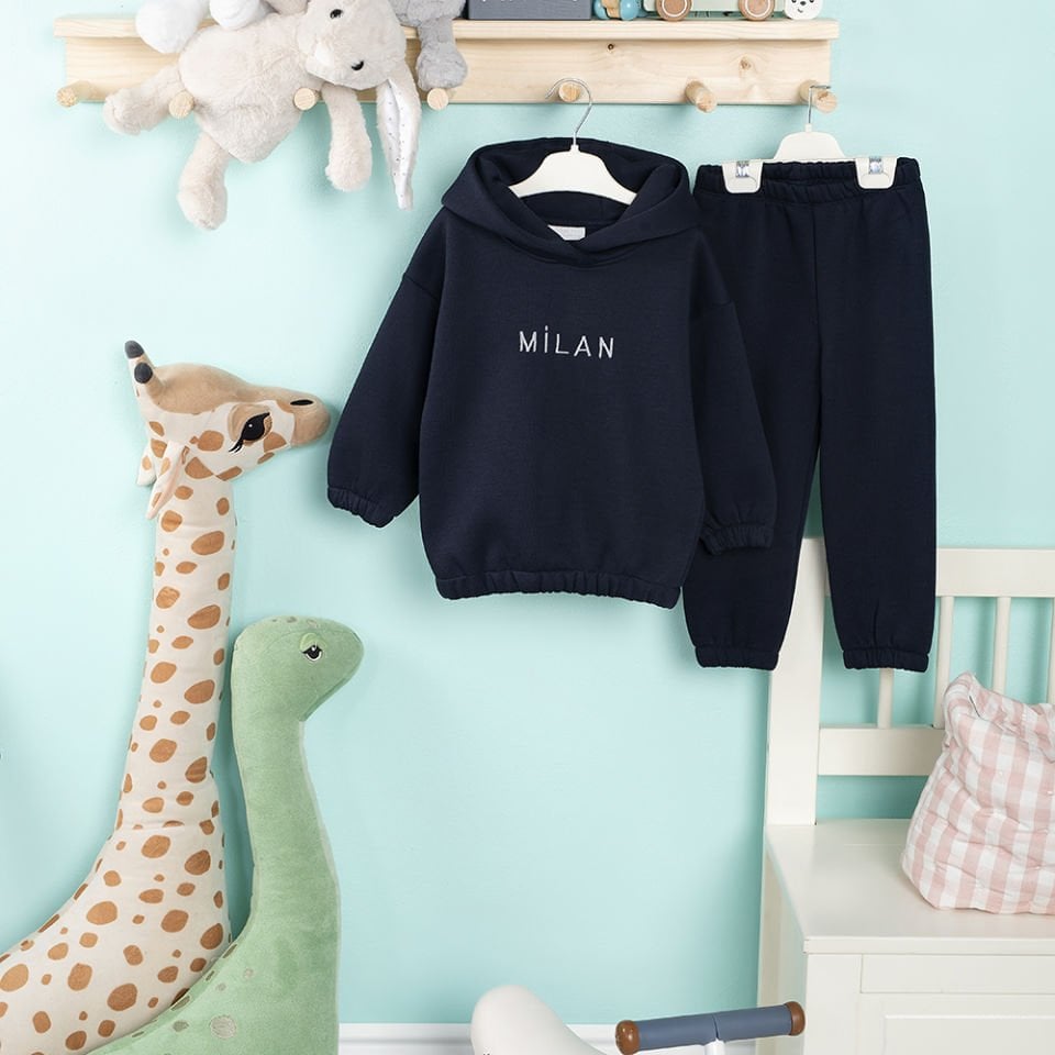 Lacivert Hoodie Takım
