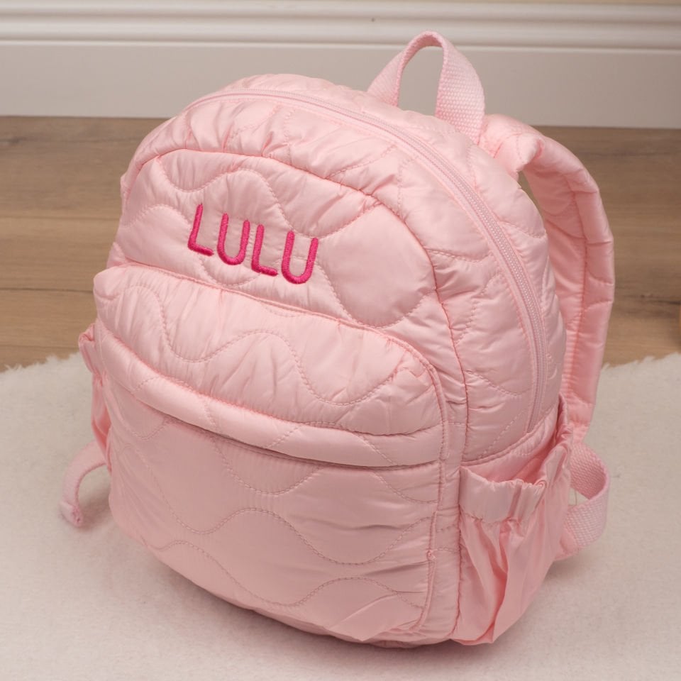 Pembe Kapitone Çanta