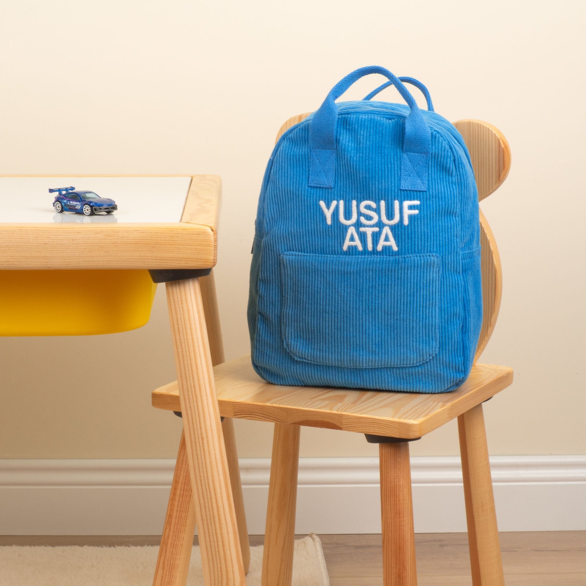Blue Velvet Bag
