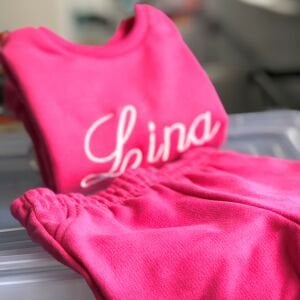 Pembe Sweat Takım