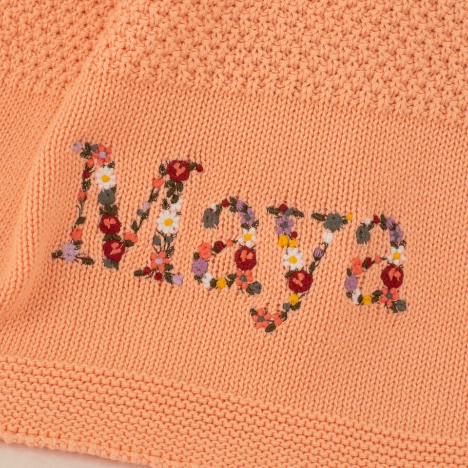 Şeftali Rüyası Yumuşak Dokulu Bebek Battaniyesi