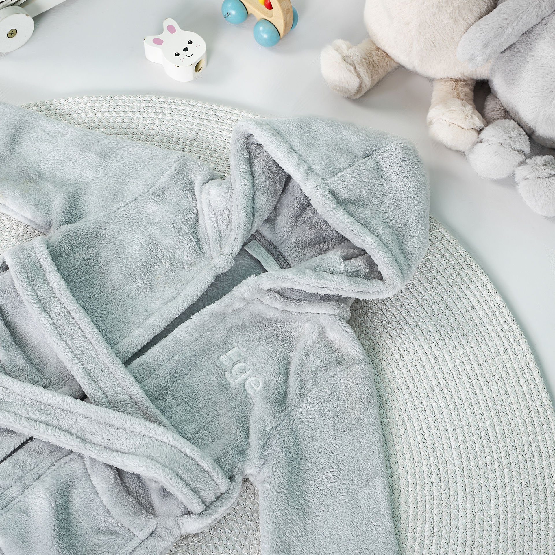 Wellsoft Gri Sabahlık