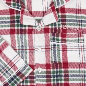 Yeni Yıl Temalı İsimli Gömlek Pijama Takımı