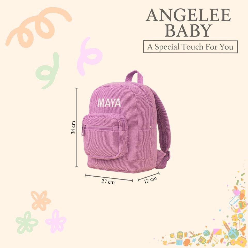 Lila Büyük Boy Kadife Çanta