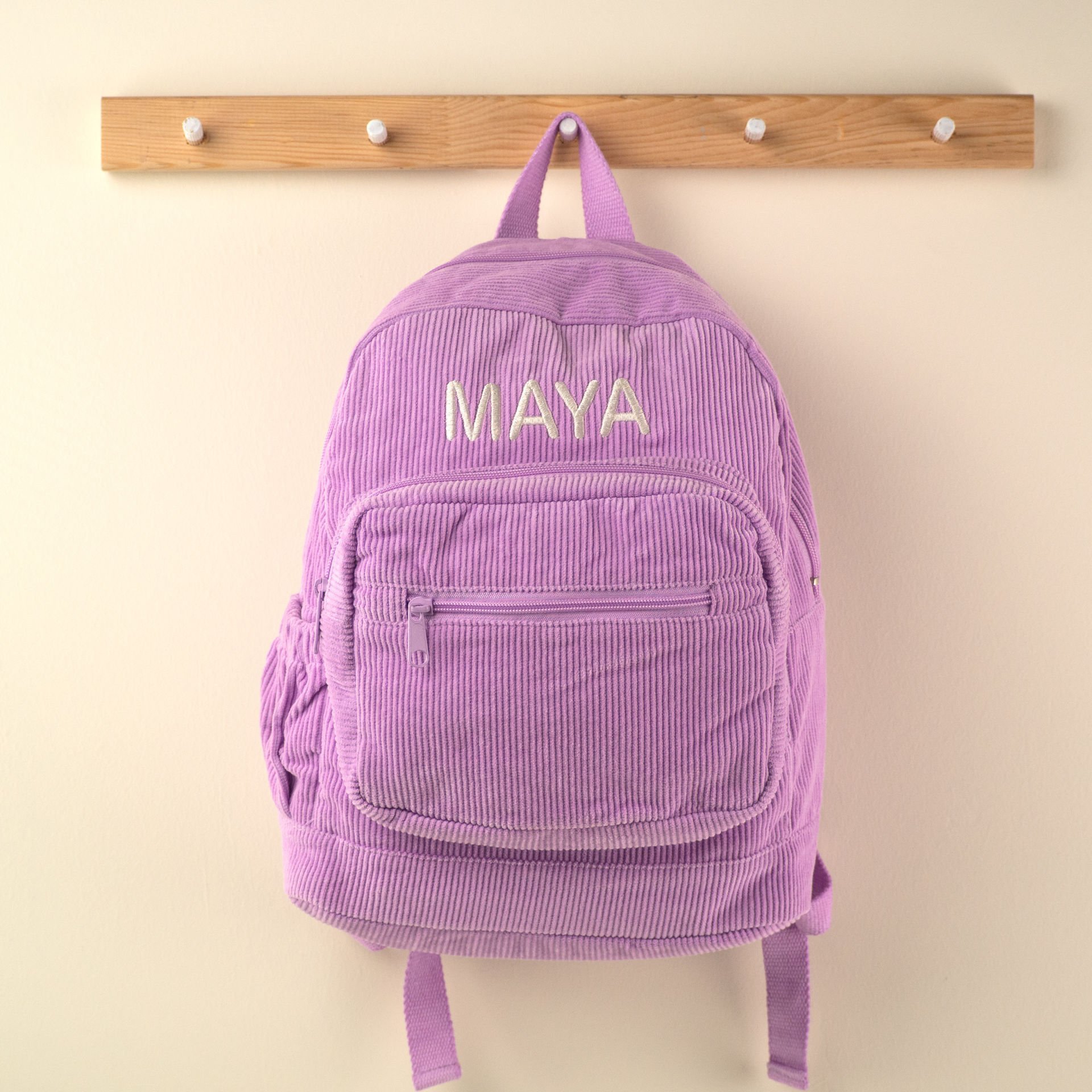 Lila Büyük Boy Kadife Çanta