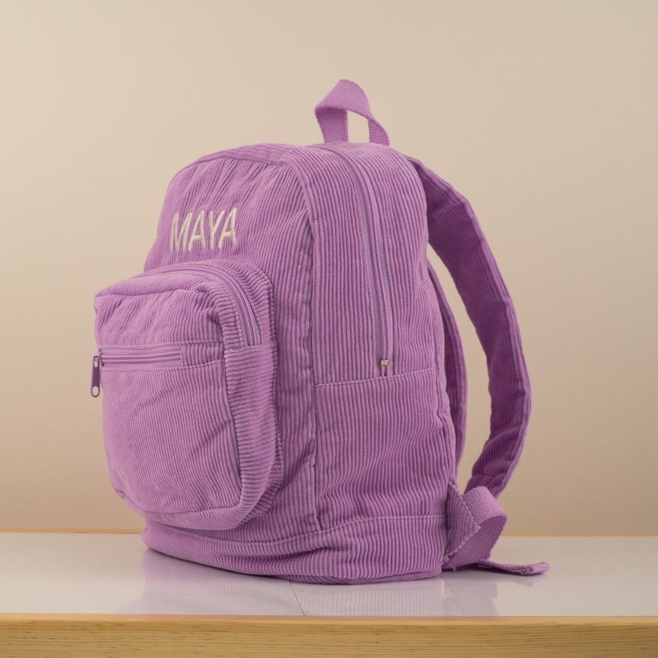 Lila Büyük Boy Kadife Çanta