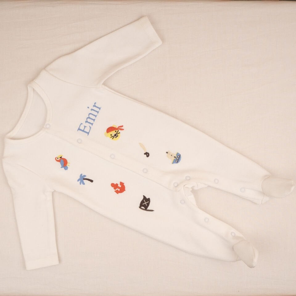 Korsan Temalı Pamuk Tulum